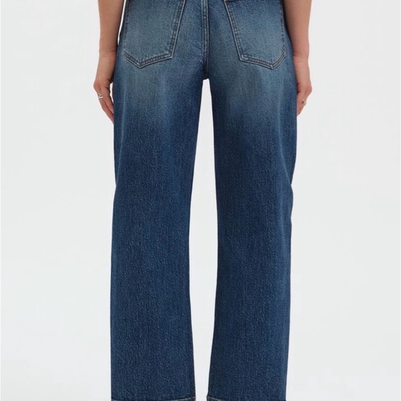 DAZE High Rise Barrel Leg Ankle Jean - Picture 2 of 7